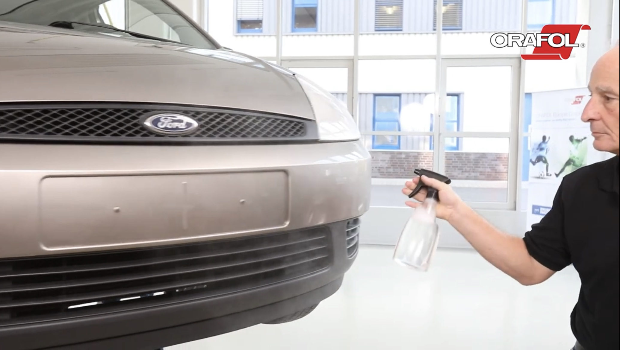 Подготовка поверхности автомобиля к нанесению самоклеящейся пленки Oraguard 2815